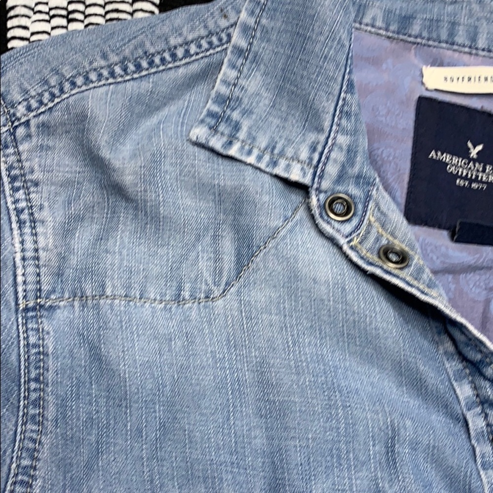 American Eagle Outfitters Jean Shirt size XS - Picture 5 of 6